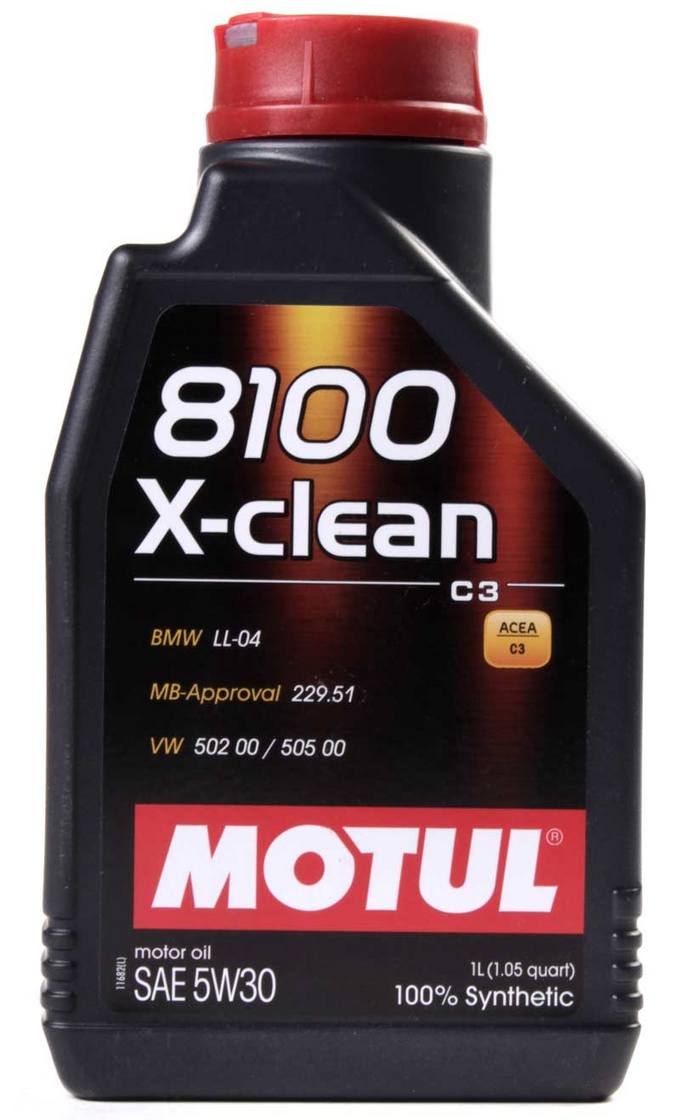 MOTUL 8100 X-Clean Engine Oil 5W30 1 Liter - Motul 102785